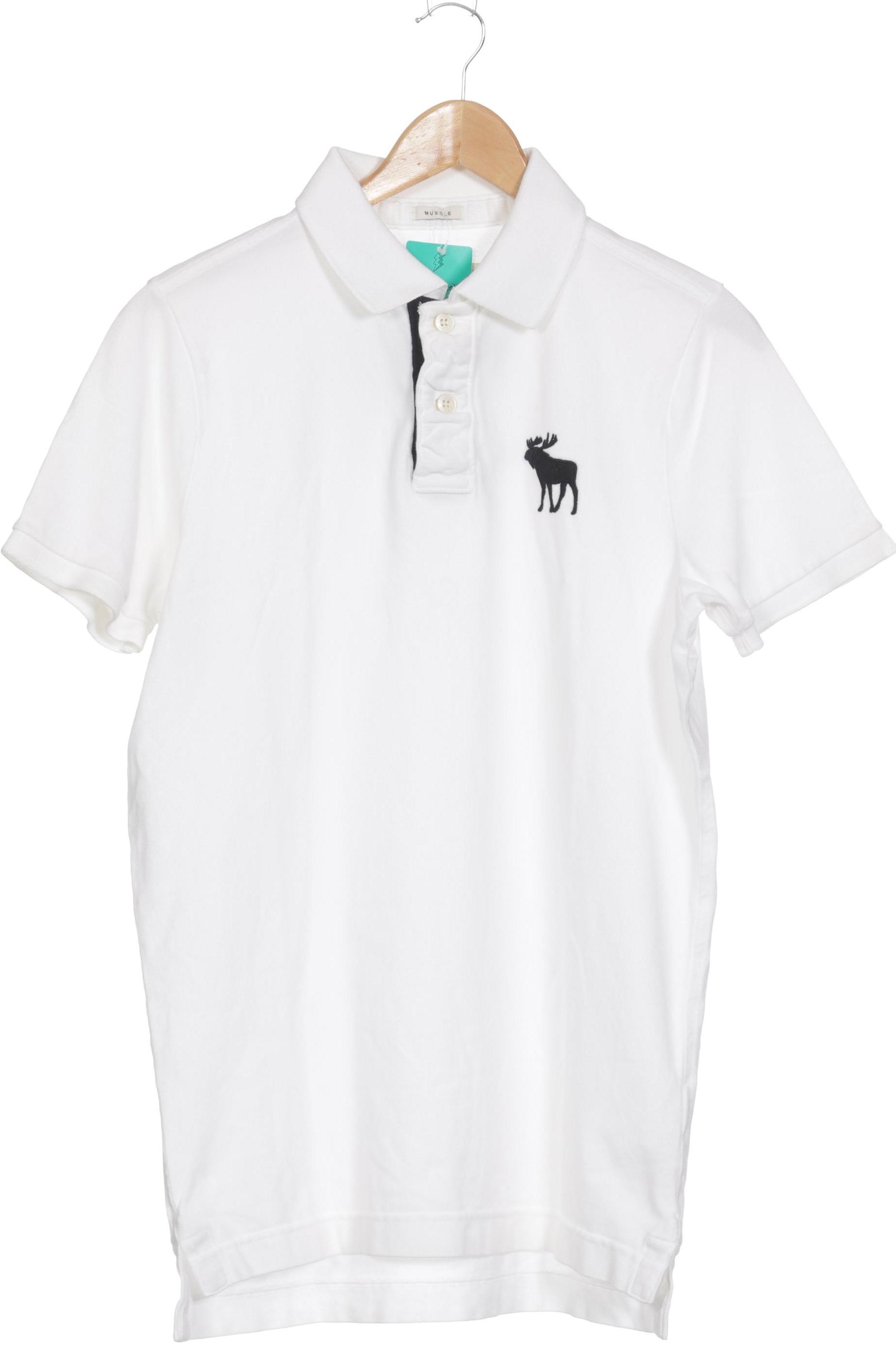 

Abercrombie & Fitch Herren Poloshirt, weiß, Gr. 56