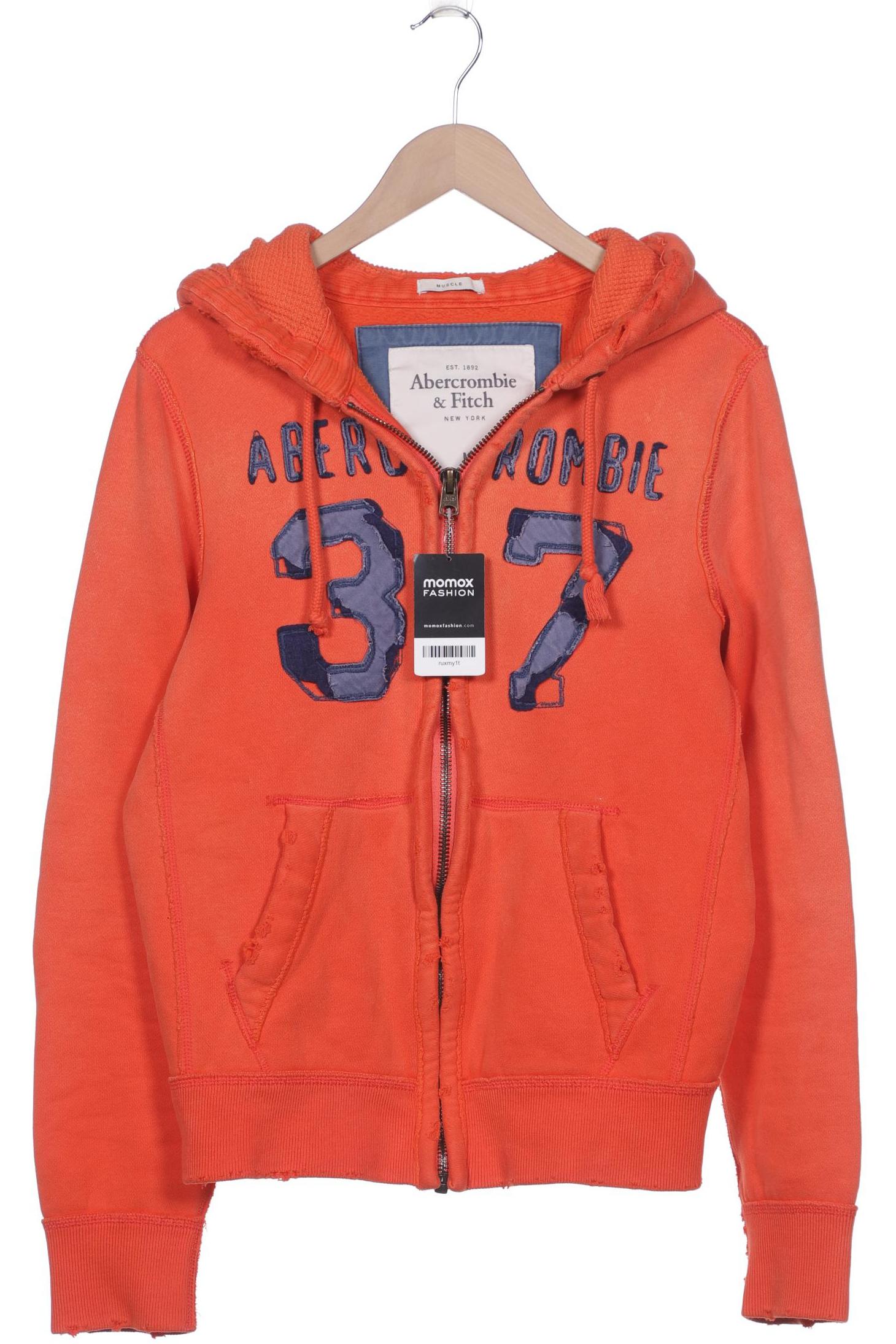 

Abercrombie & Fitch Herren Kapuzenpullover, orange