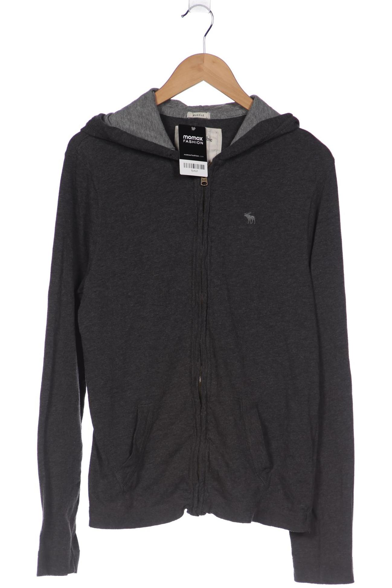 

Abercrombie & Fitch Herren Kapuzenpullover, grau, Gr. 48
