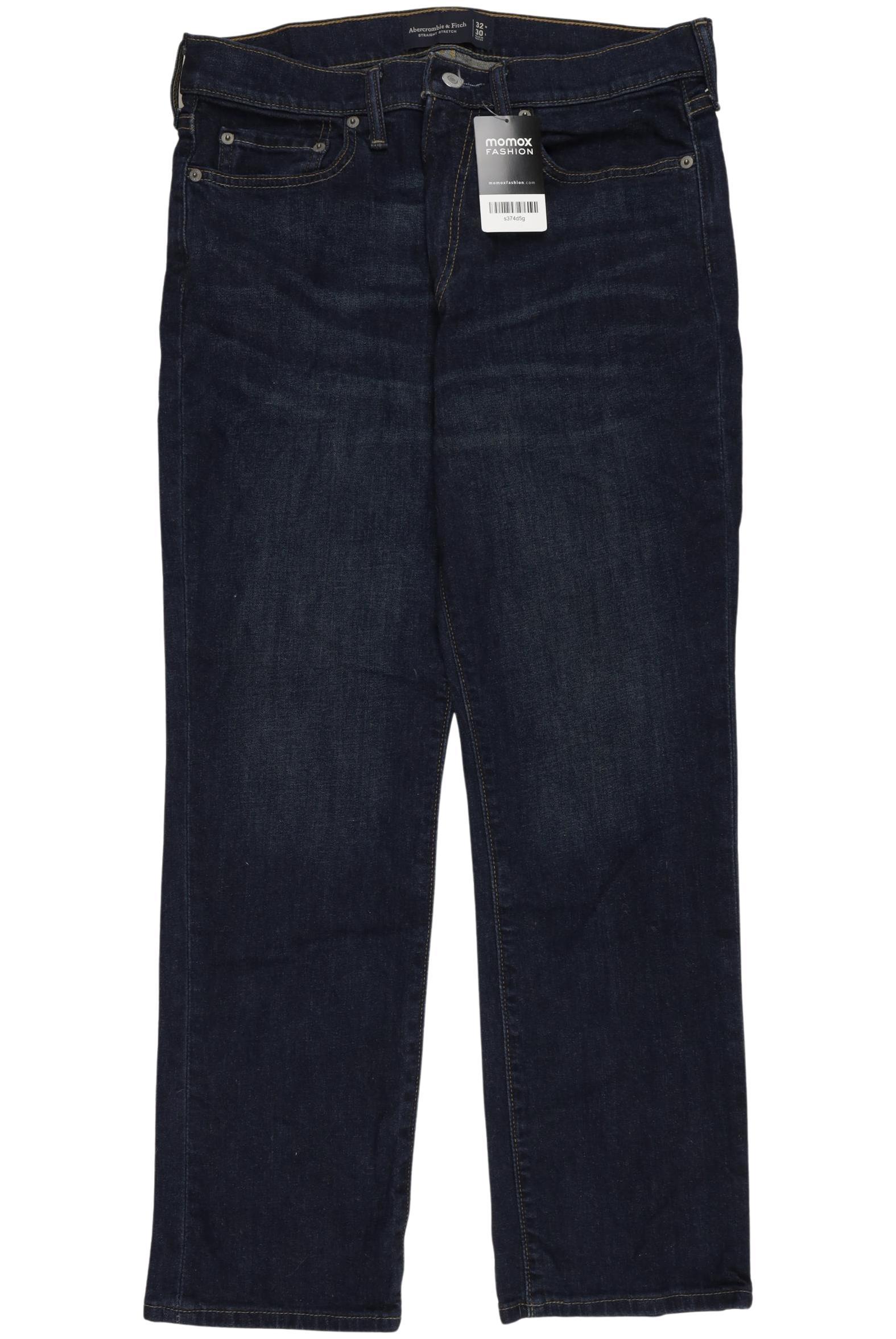 

Abercrombie & Fitch Herren Stoffhose, marineblau, Gr. 32