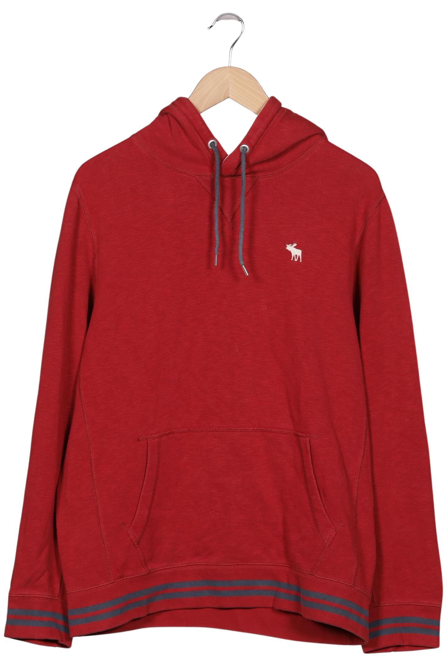 

Abercrombie & Fitch Herren Kapuzenpullover, rot, Gr. 52