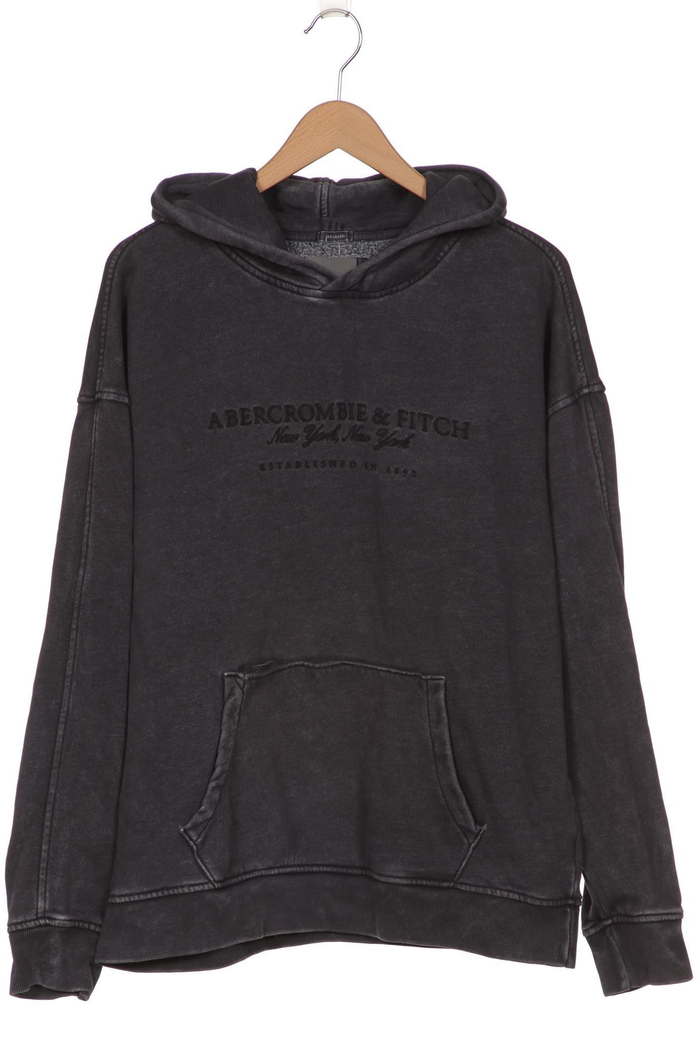 

Abercrombie & Fitch Herren Kapuzenpullover, grau, Gr. 54