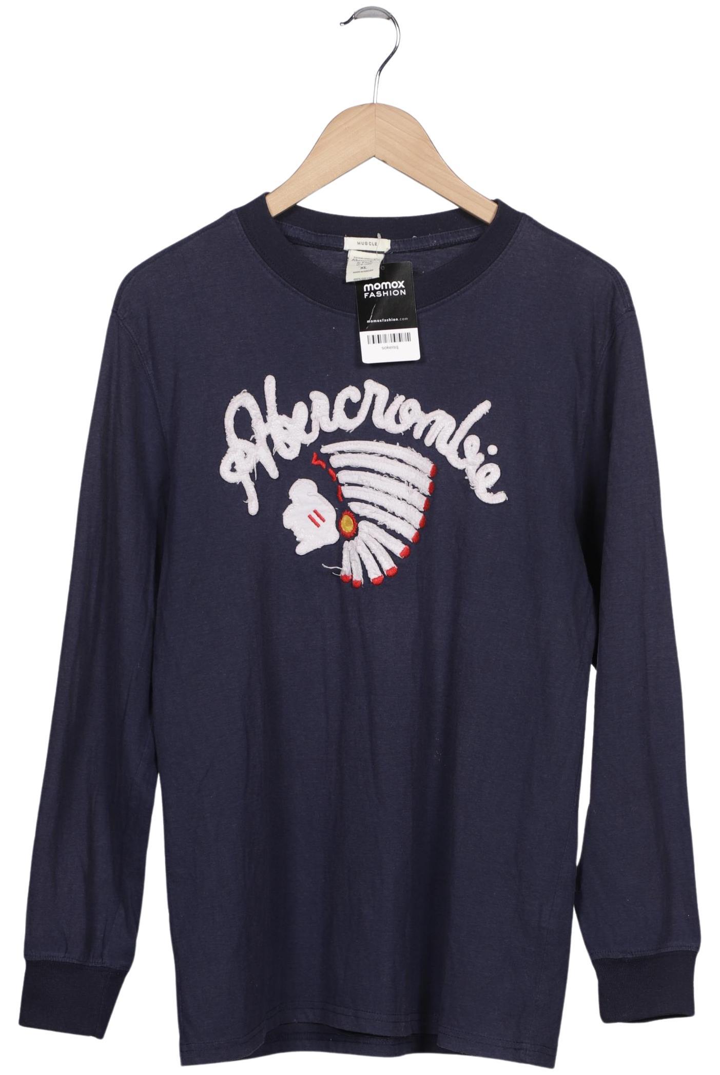 

Abercrombie & Fitch Herren Langarmshirt, marineblau, Gr. 54