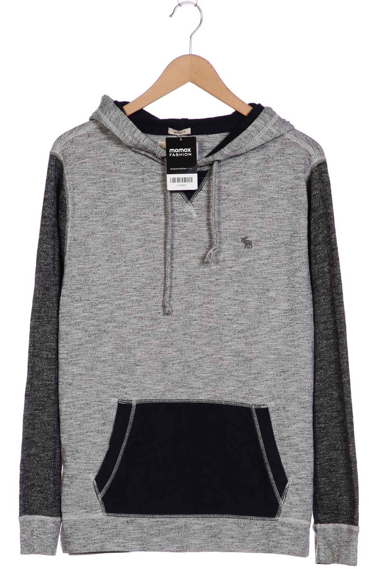 

Abercrombie & Fitch Herren Kapuzenpullover, grau
