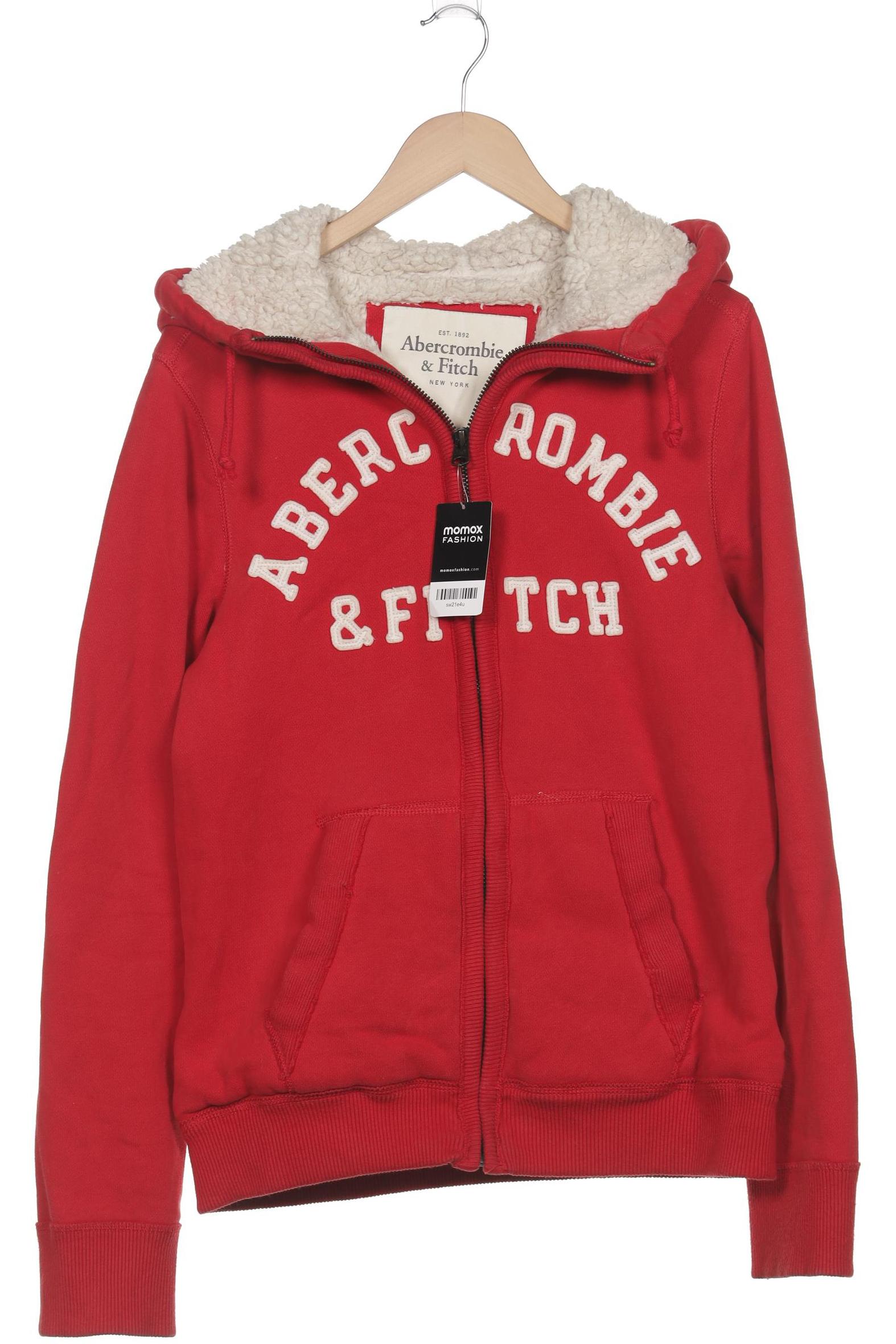

Abercrombie & Fitch Herren Kapuzenpullover, rot, Gr. 52