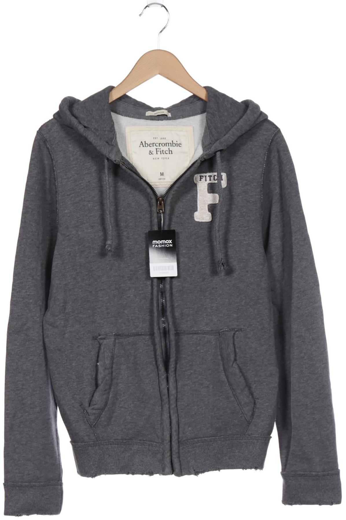 

Abercrombie & Fitch Herren Kapuzenpullover, grau