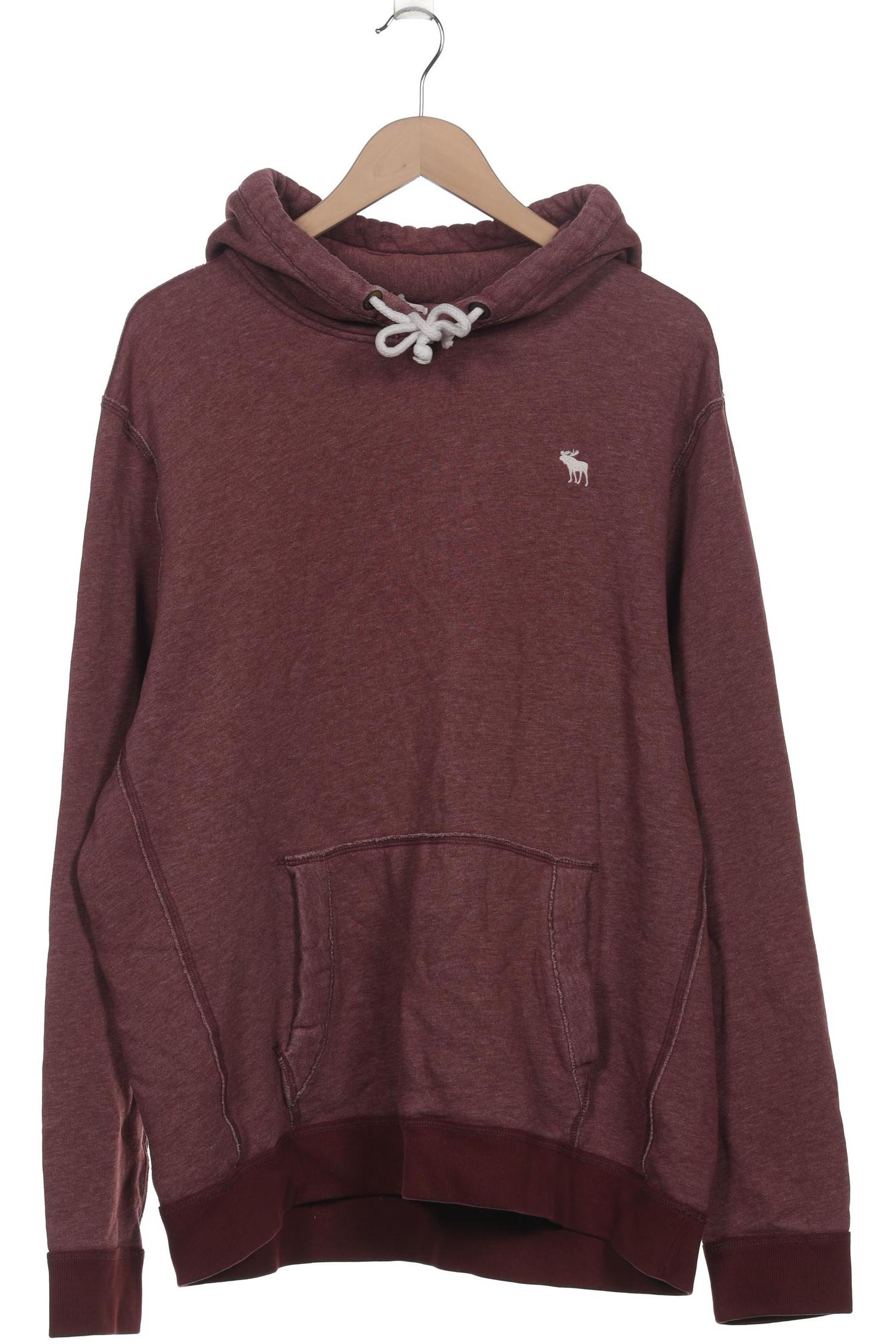 

Abercrombie & Fitch Herren Kapuzenpullover, bordeaux, Gr. 56