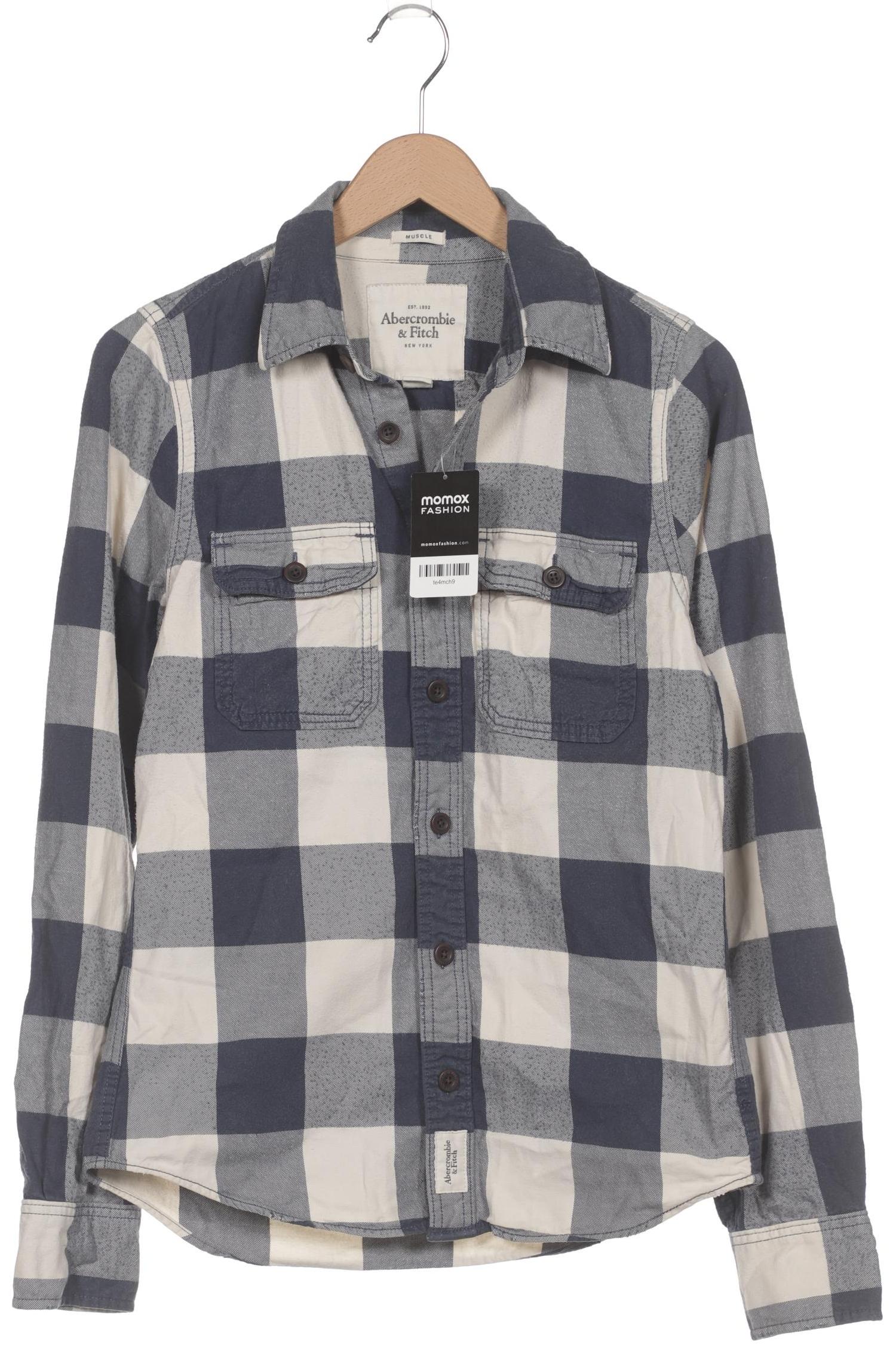 

Abercrombie & Fitch Herren Hemd, marineblau, Gr. 46