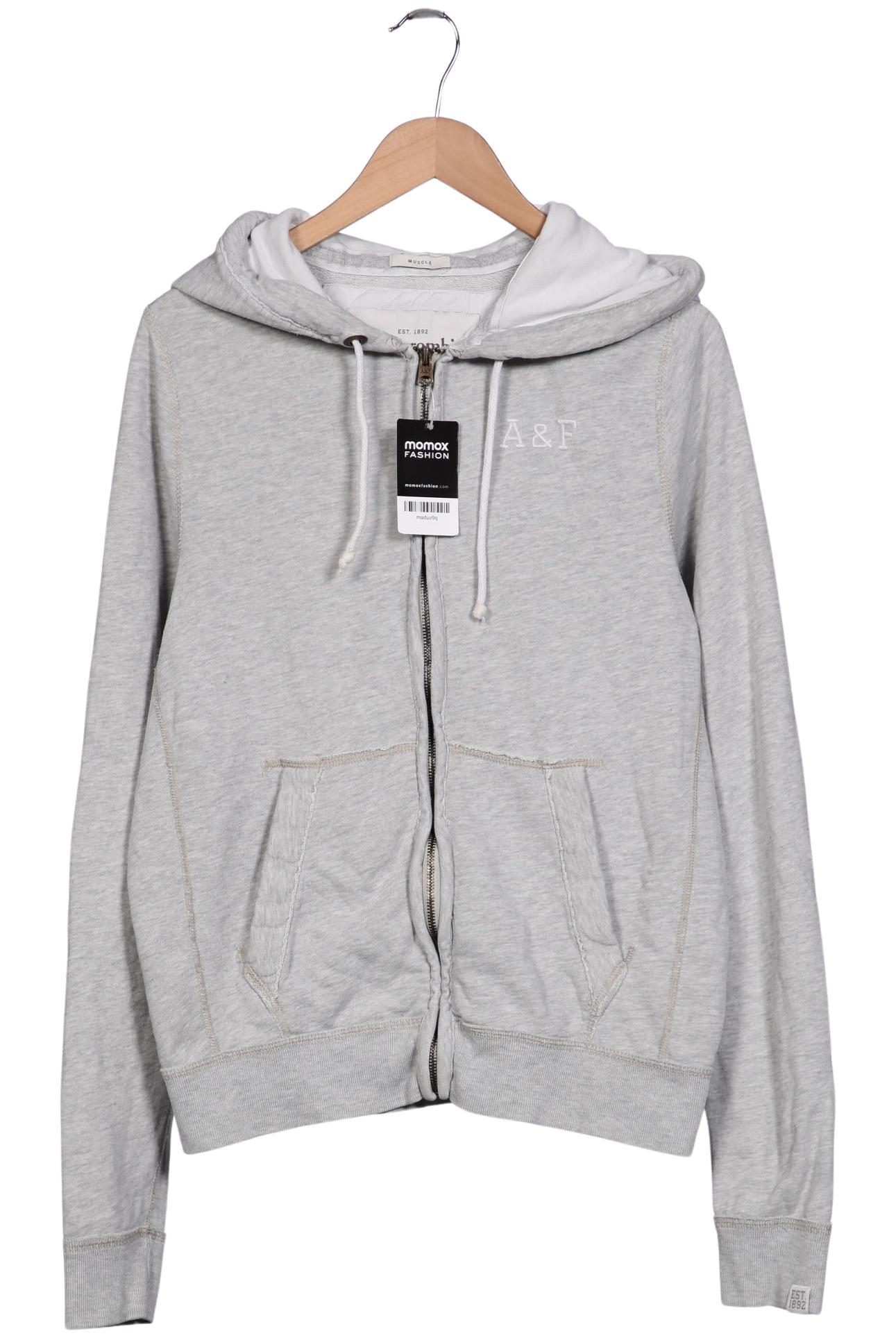 

Abercrombie & Fitch Herren Kapuzenpullover, grau, Gr. 52