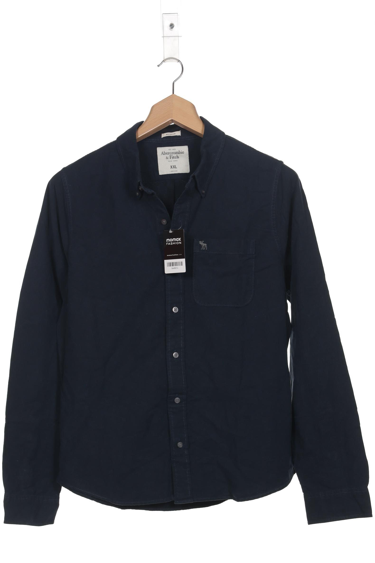 

Abercrombie & Fitch Herren Hemd, marineblau, Gr. 56