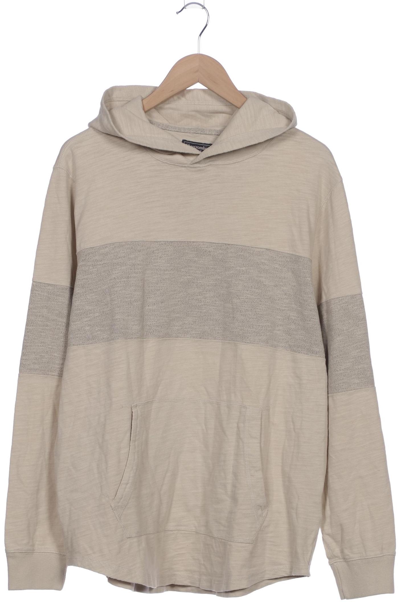

Abercrombie & Fitch Herren Kapuzenpullover, beige, Gr. 54