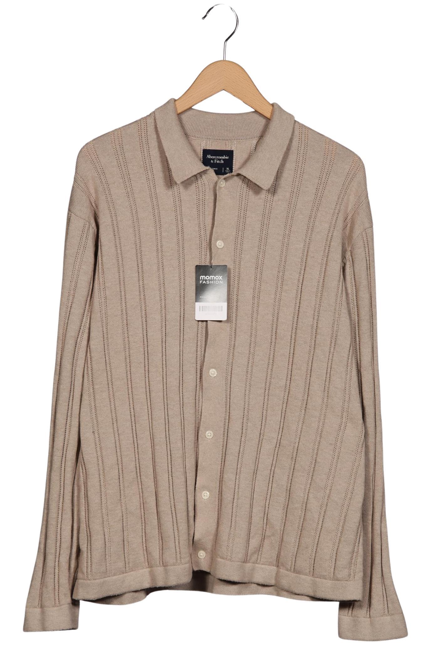 

Abercrombie & Fitch Herren Strickjacke, beige, Gr. 54