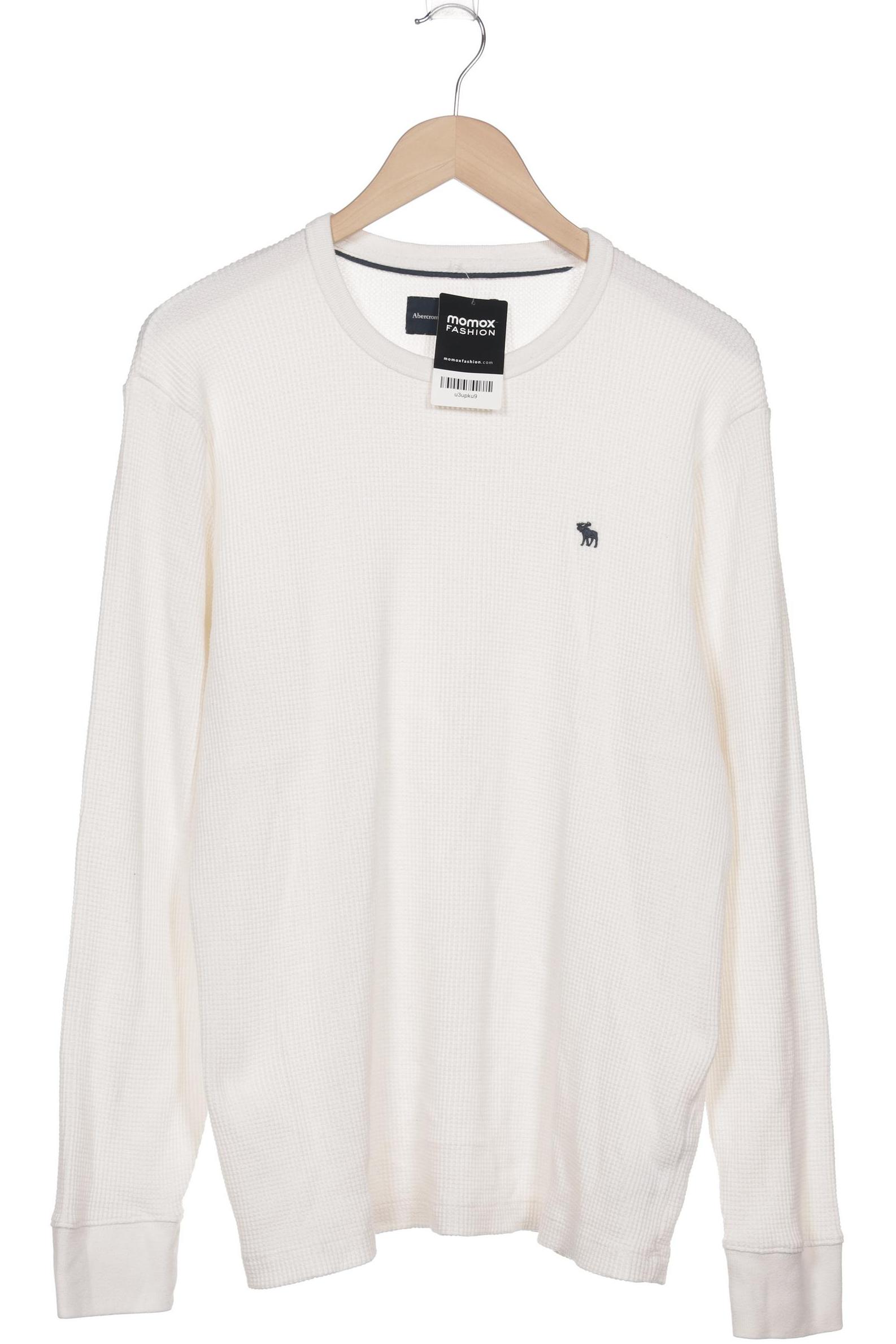 

Abercrombie & Fitch Herren Sweatshirt, cremeweiß, Gr. 52