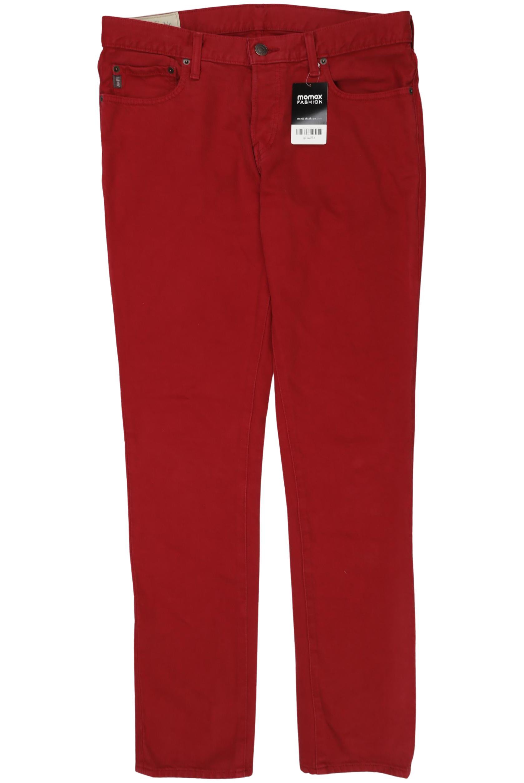 

Abercrombie & Fitch Herren Jeans, rot, Gr. 34