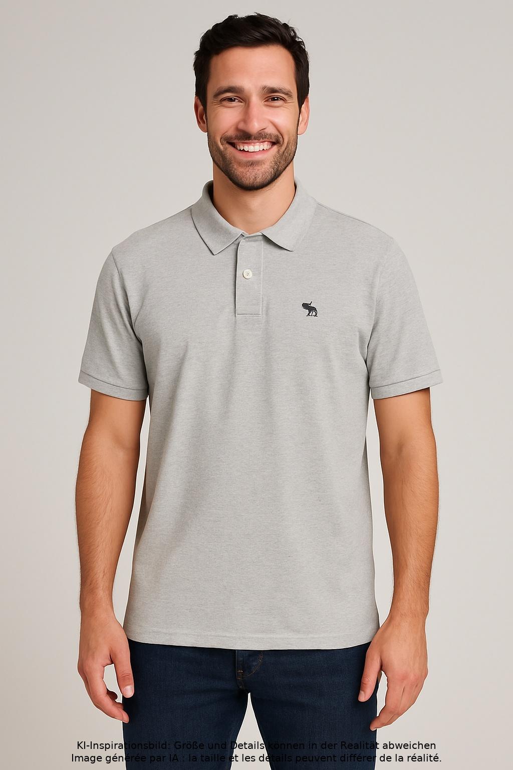 

Abercrombie & Fitch Herren Poloshirt, grau, Gr. 56