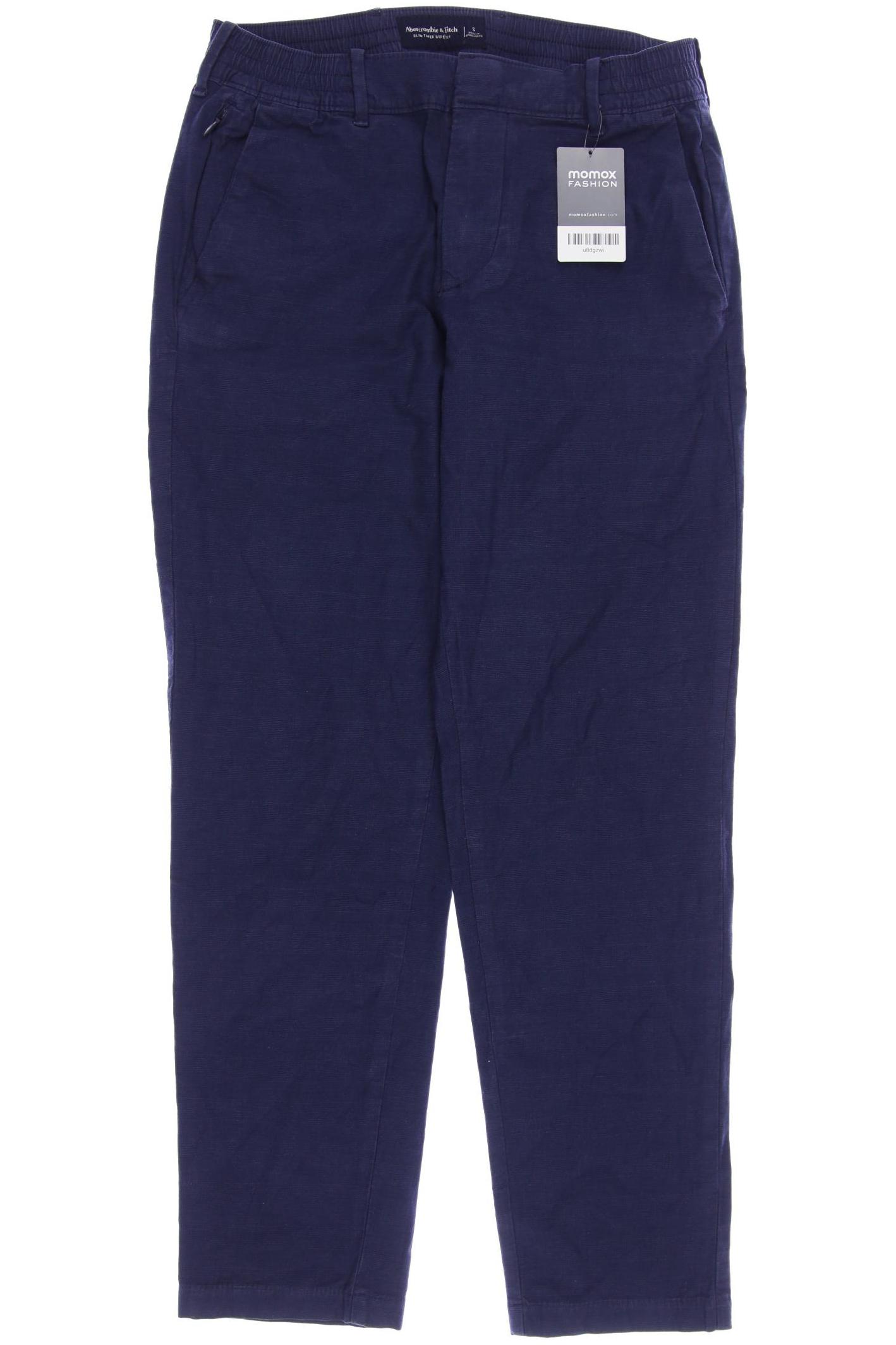 

Abercrombie & Fitch Herren Stoffhose, marineblau