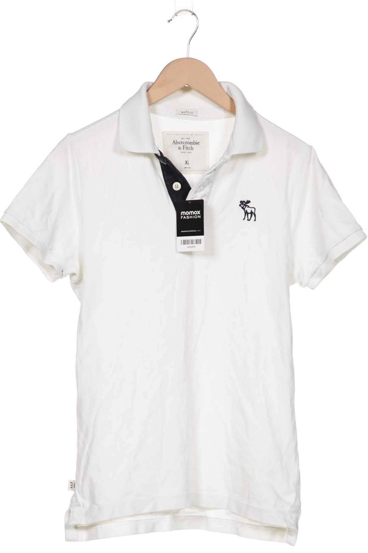 

Abercrombie & Fitch Herren Poloshirt, weiß