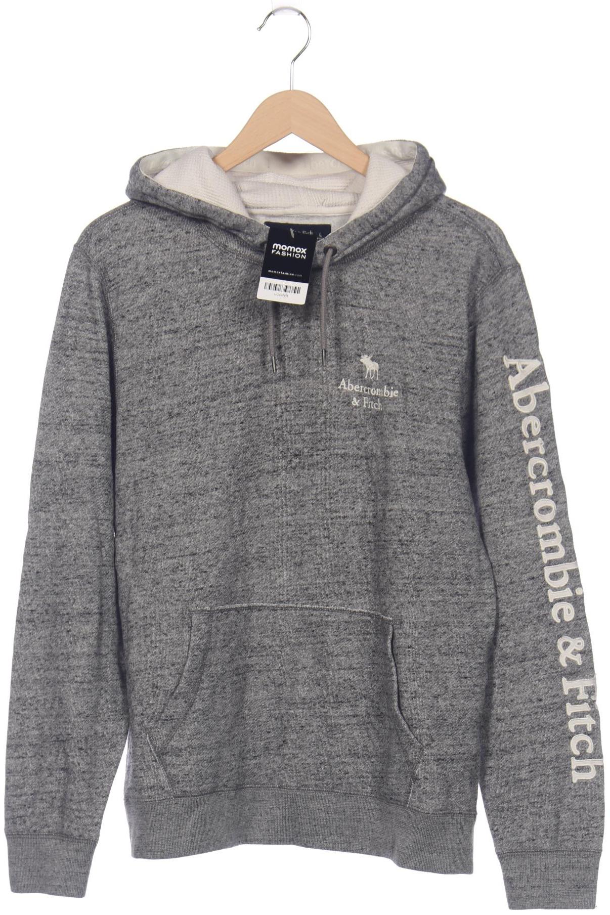 

Abercrombie & Fitch Herren Kapuzenpullover, grau, Gr. 52