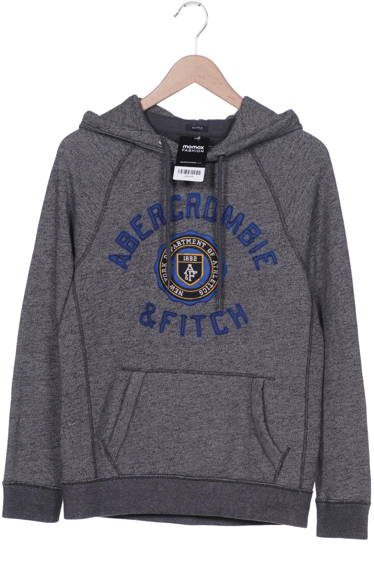 

Abercrombie & Fitch Herren Kapuzenpullover, grau