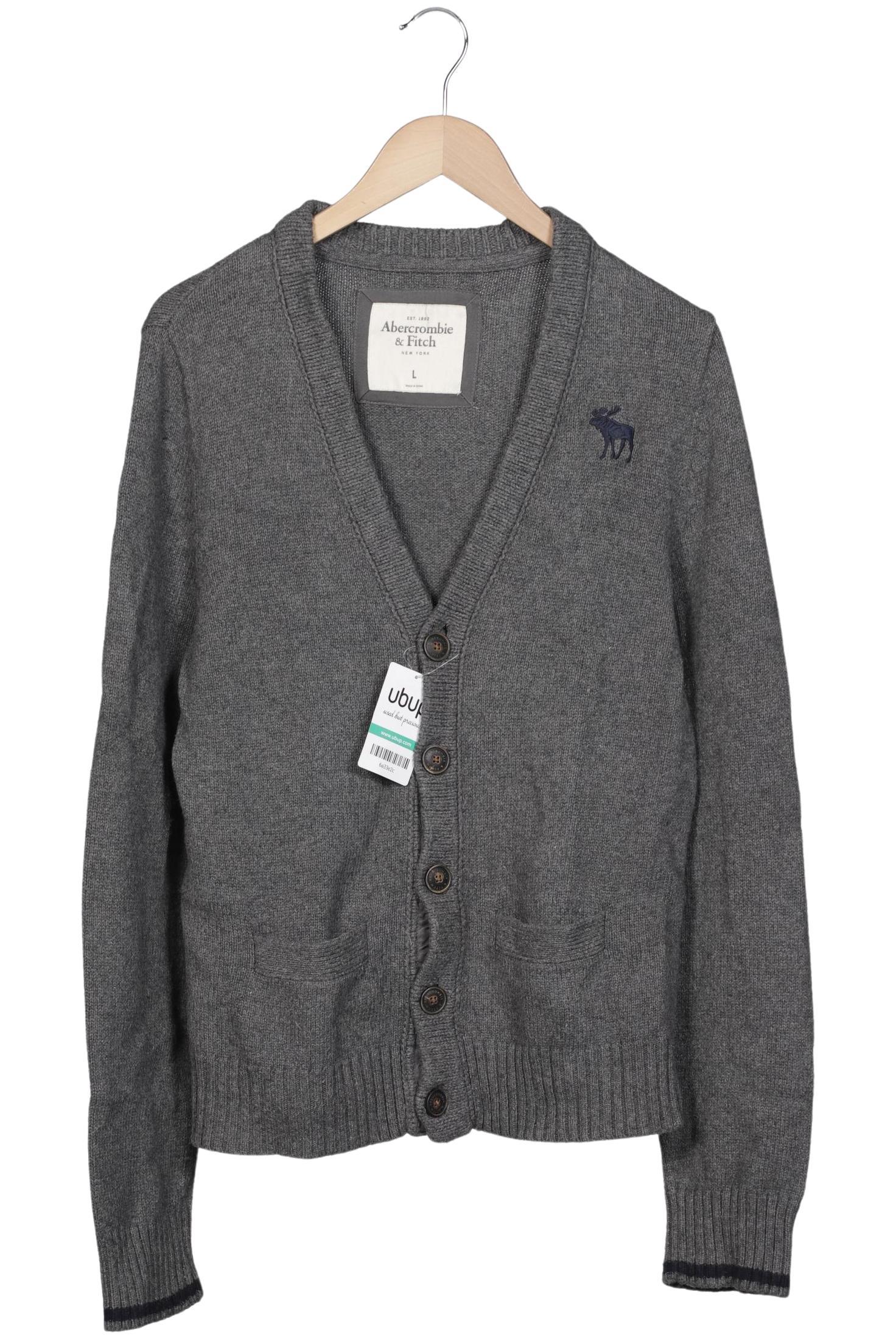 

Abercrombie & Fitch Herren Strickjacke, grau, Gr. 52