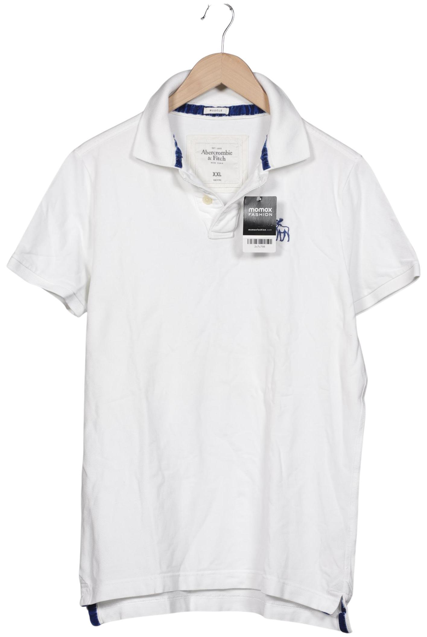 

Abercrombie & Fitch Herren Poloshirt, weiß, Gr. 56