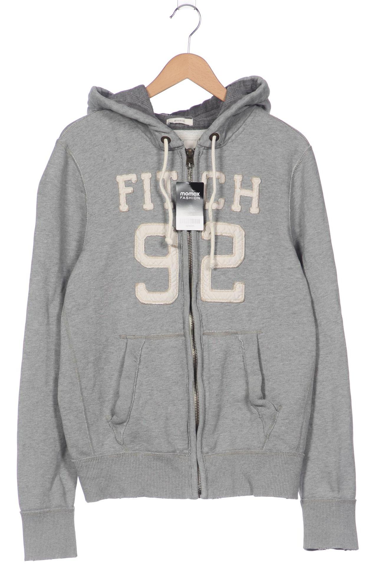 

Abercrombie & Fitch Herren Kapuzenpullover, grau, Gr. 54