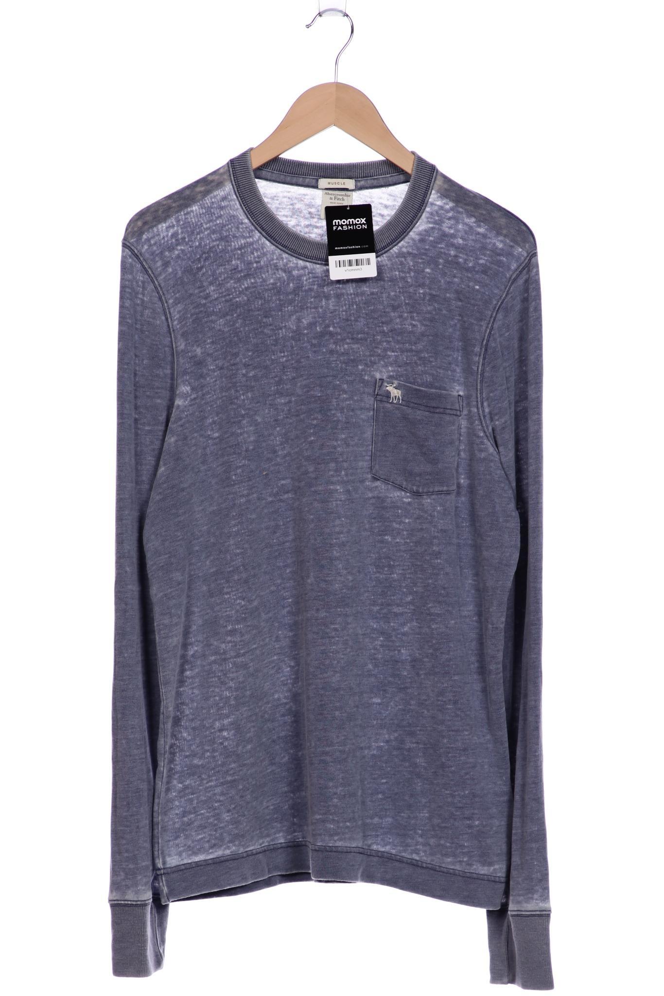 

Abercrombie & Fitch Herren Langarmshirt, blau, Gr. 54