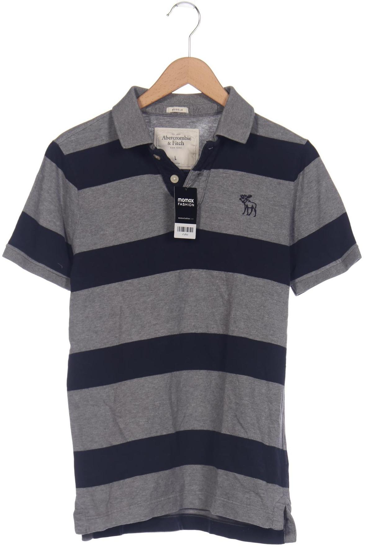 

Abercrombie & Fitch Herren Poloshirt, grau