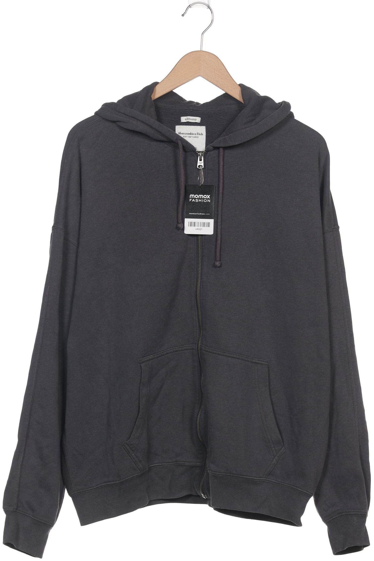 

Abercrombie & Fitch Herren Kapuzenpullover, grau, Gr. 52
