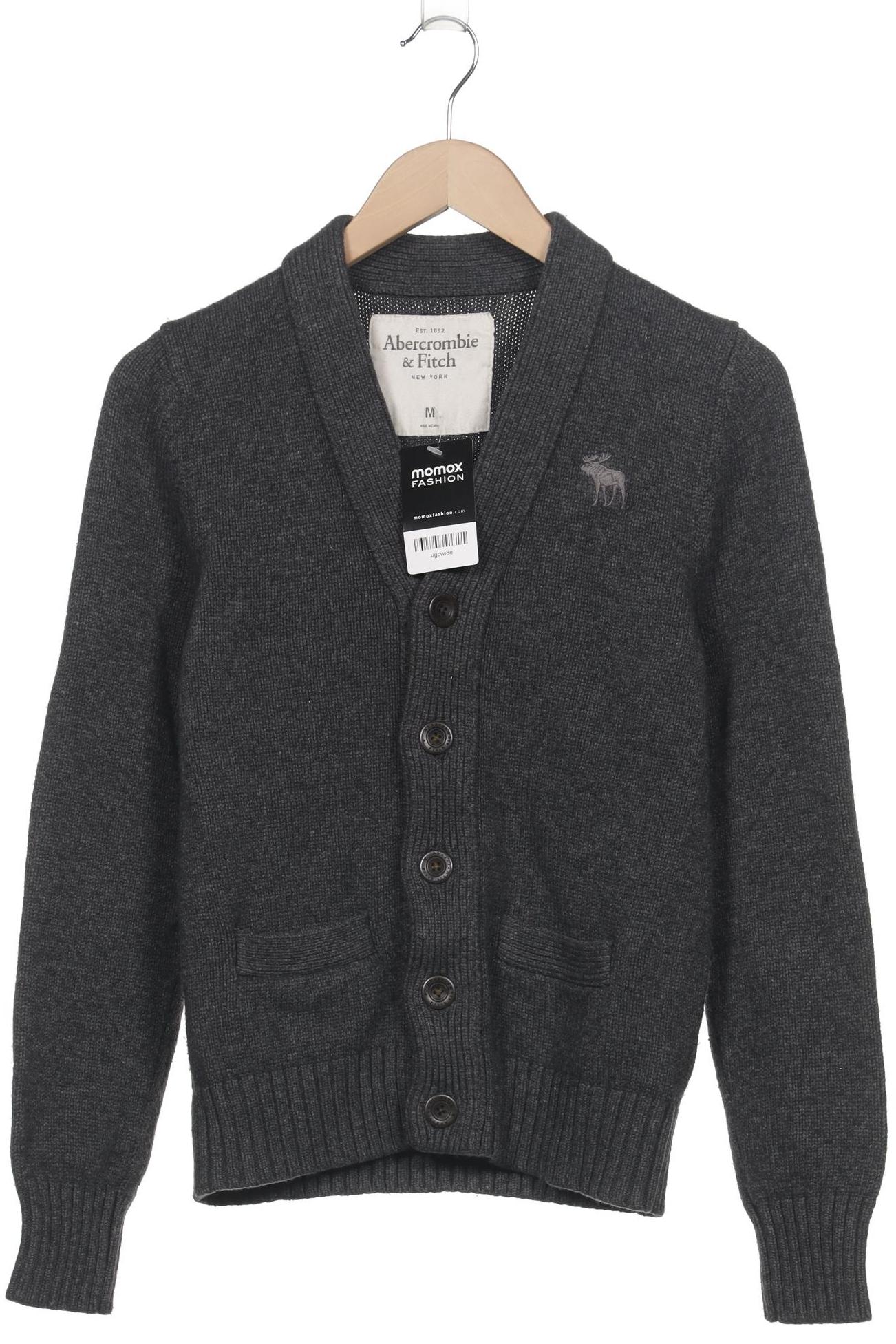 

Abercrombie & Fitch Herren Strickjacke, grau, Gr. 48