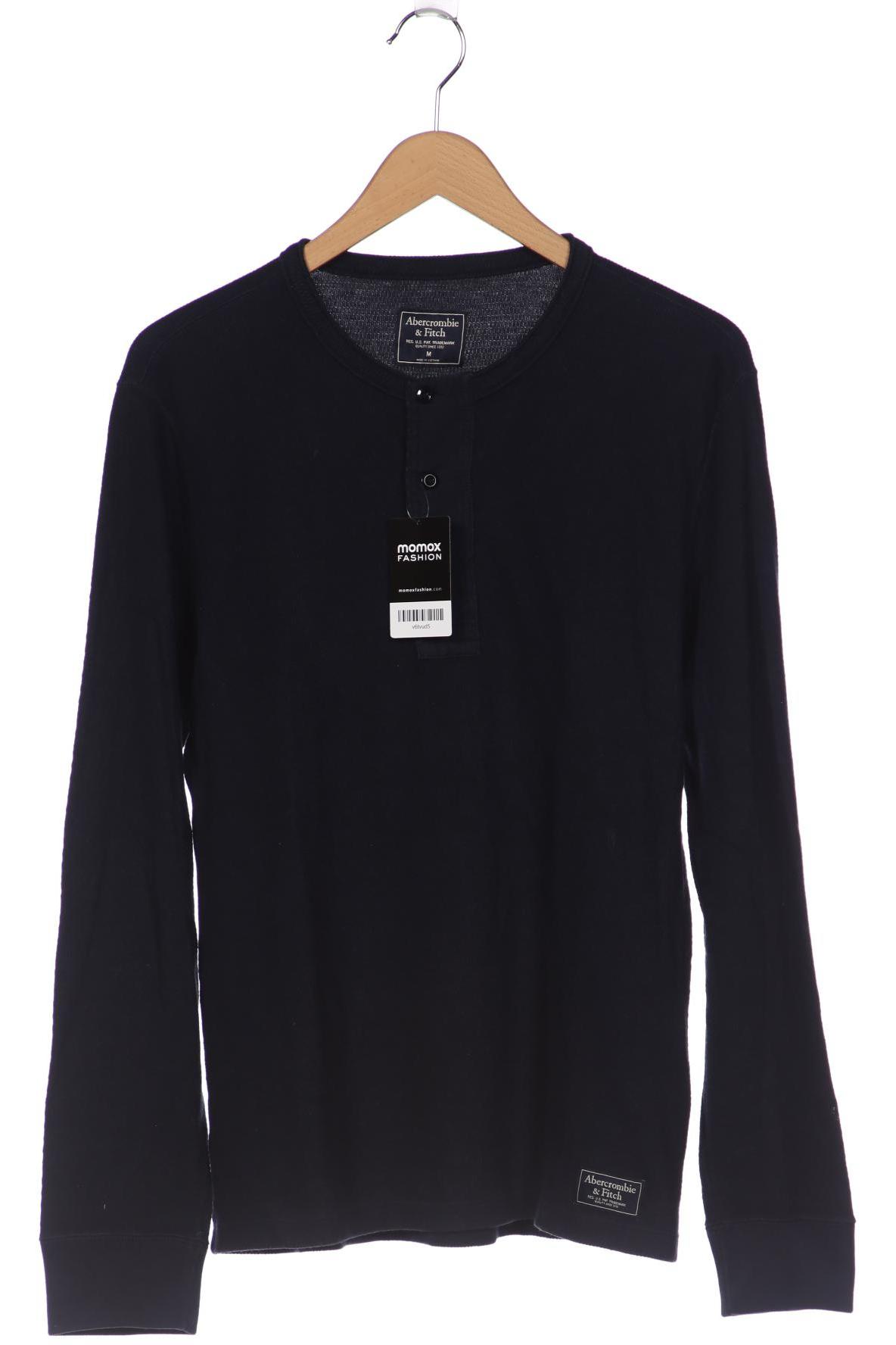 

Abercrombie & Fitch Herren Langarmshirt, marineblau
