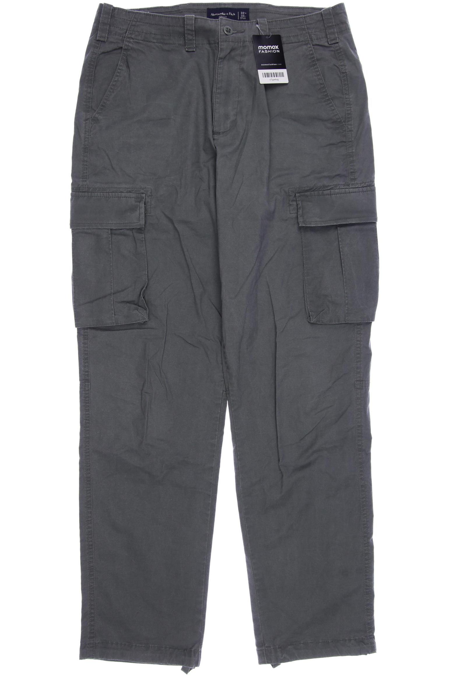 

Abercrombie & Fitch Herren Stoffhose, grau
