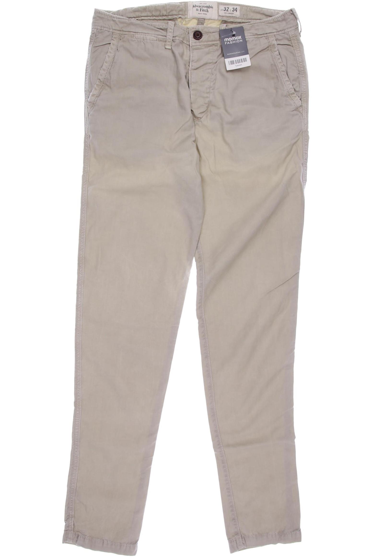 

Abercrombie & Fitch Herren Stoffhose, beige, Gr. 32