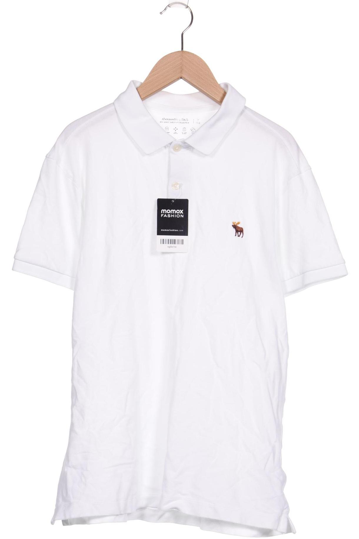 

Abercrombie & Fitch Herren Poloshirt, weiß