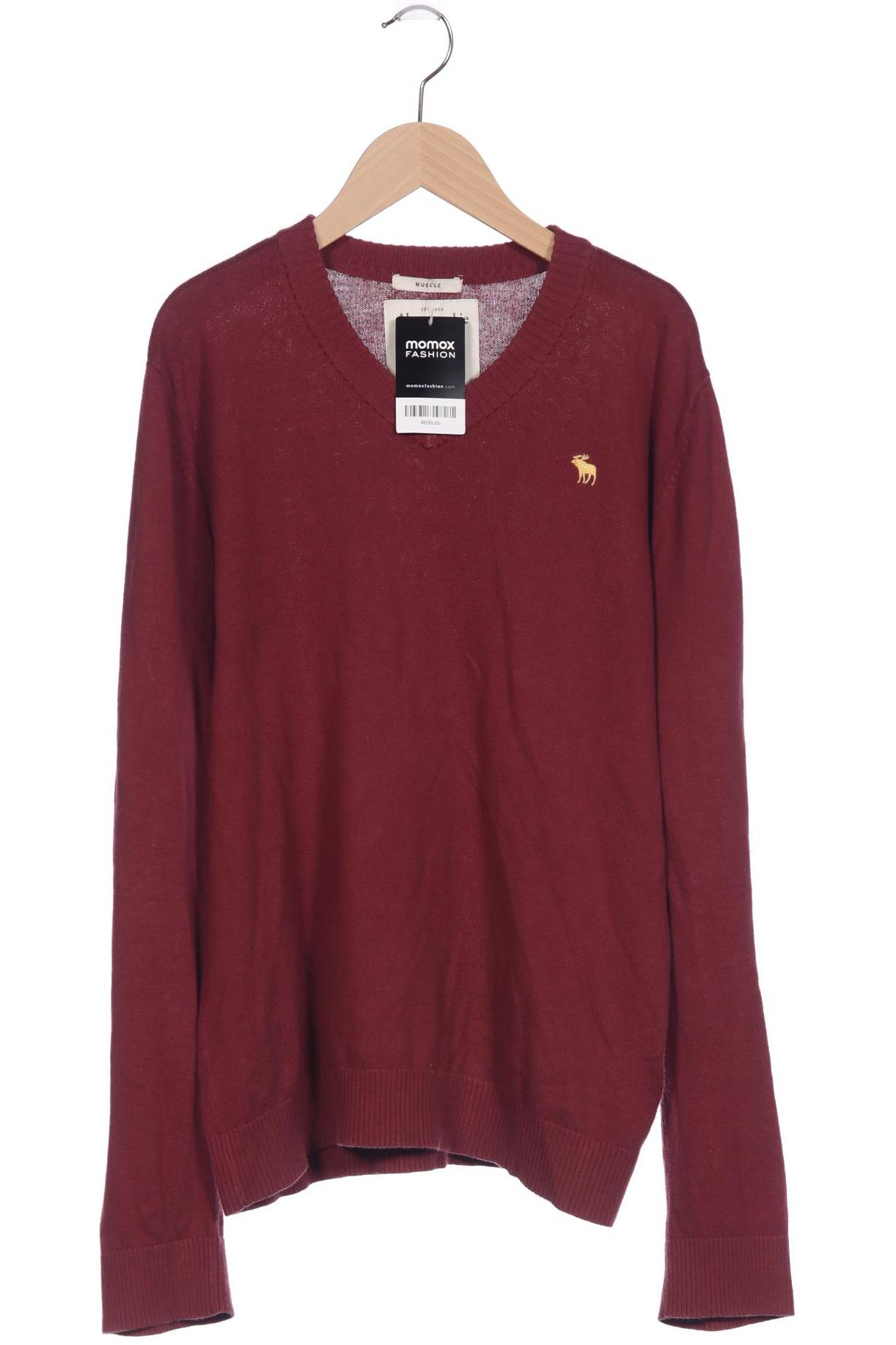 

Abercrombie & Fitch Herren Pullover, bordeaux, Gr. 48