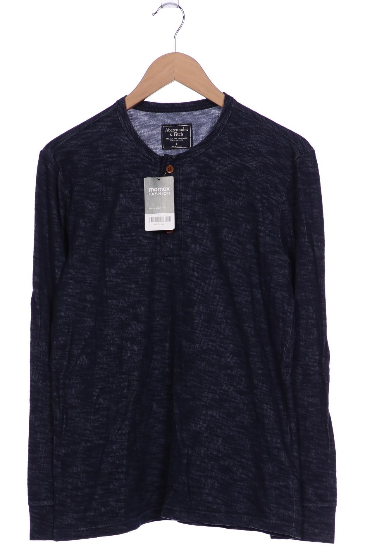 

Abercrombie & Fitch Herren Langarmshirt, marineblau, Gr. 46