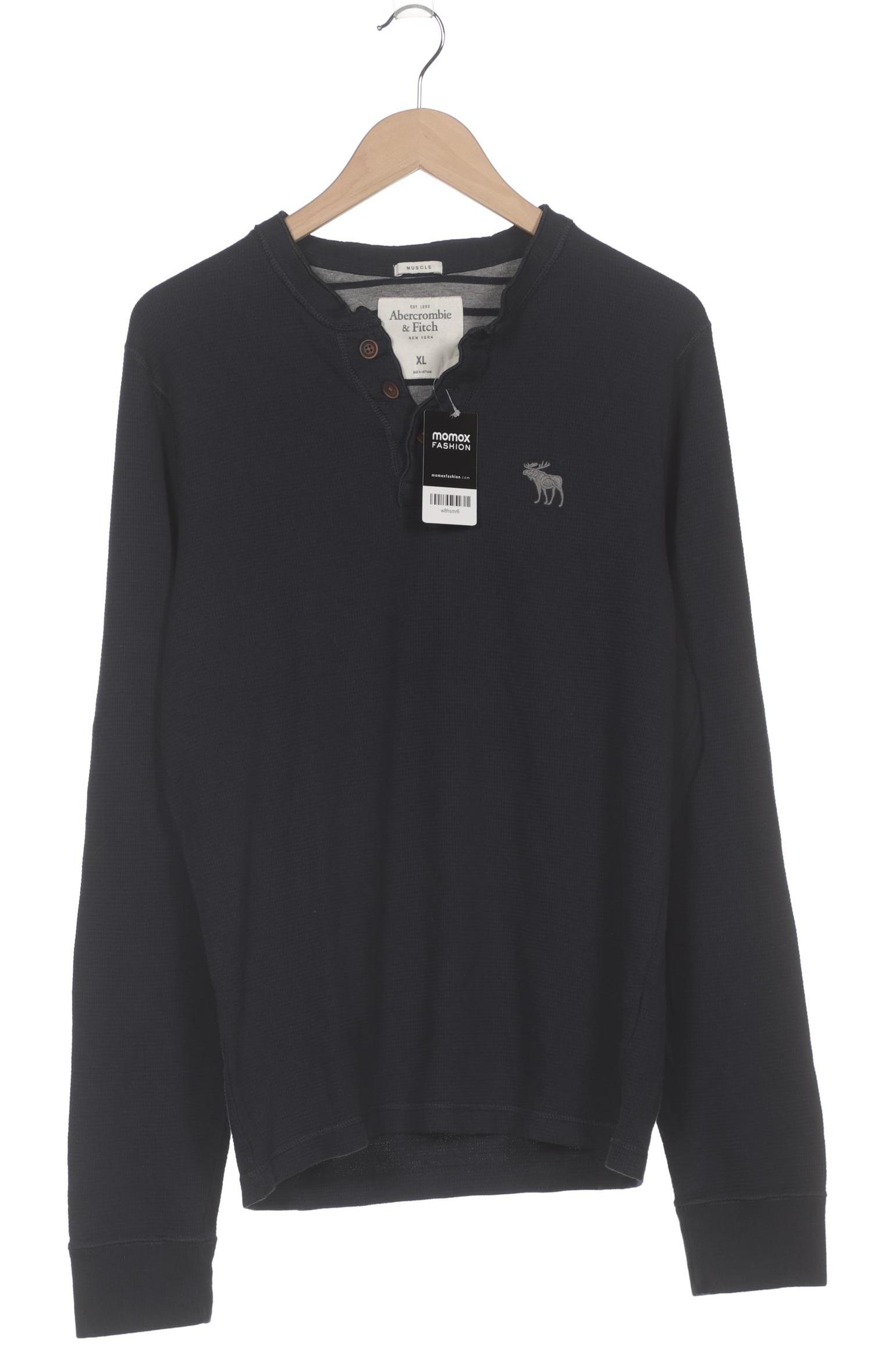 Thumbnail - Abercrombie &amp; Fitch Herren Langarmshirt, marineblau, Gr. 54