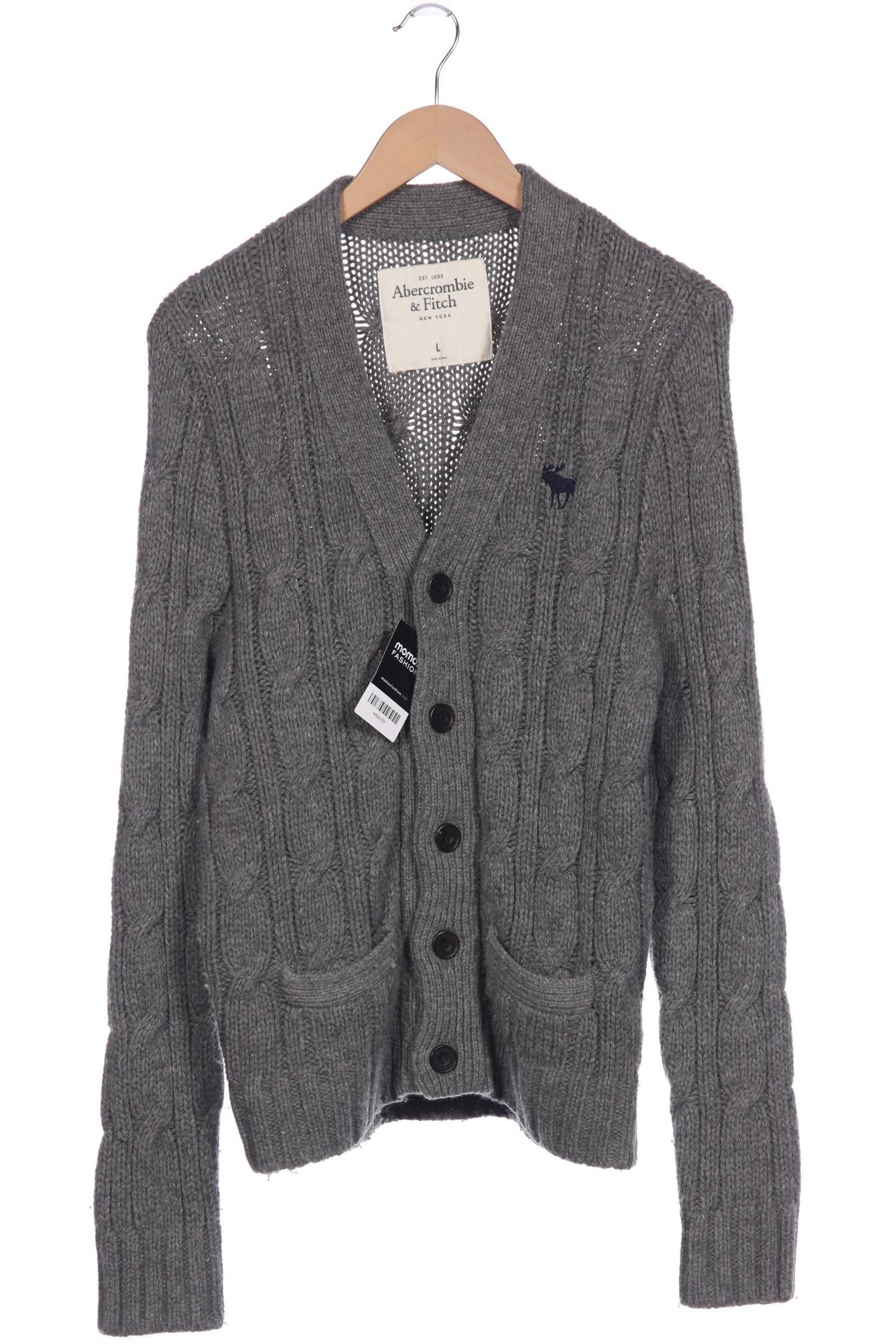 

Abercrombie & Fitch Herren Strickjacke, grau, Gr. 52