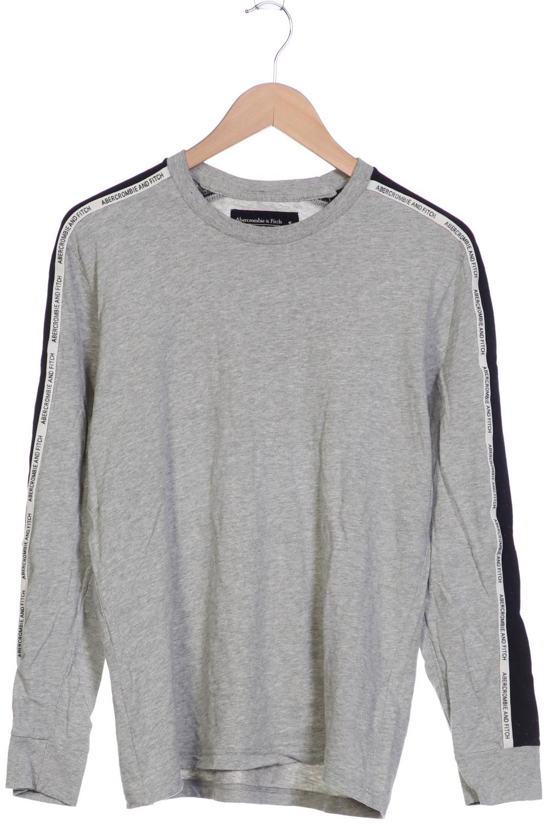 

Abercrombie & Fitch Herren Langarmshirt, grau