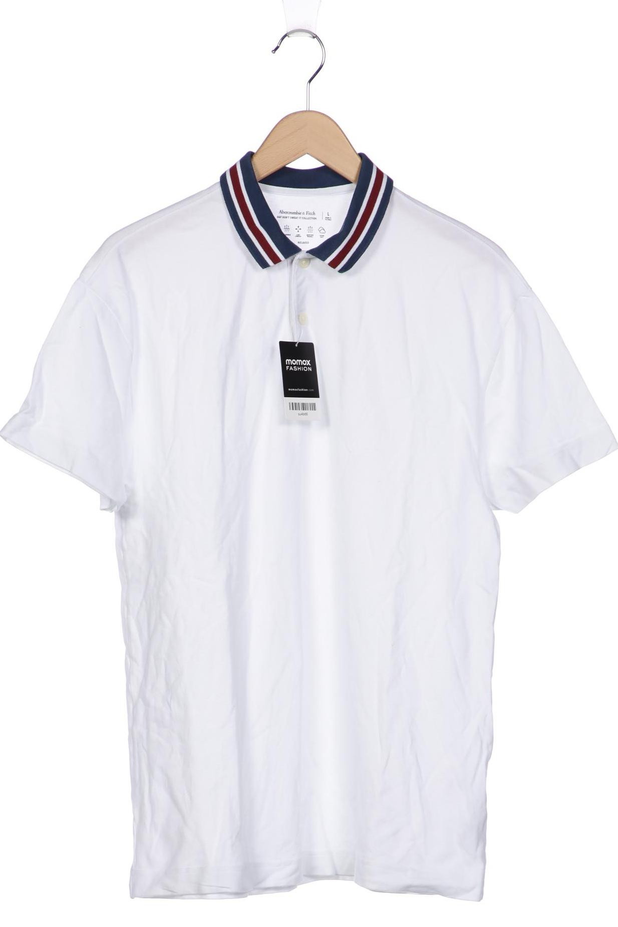 

Abercrombie & Fitch Herren Poloshirt, weiß, Gr. 52
