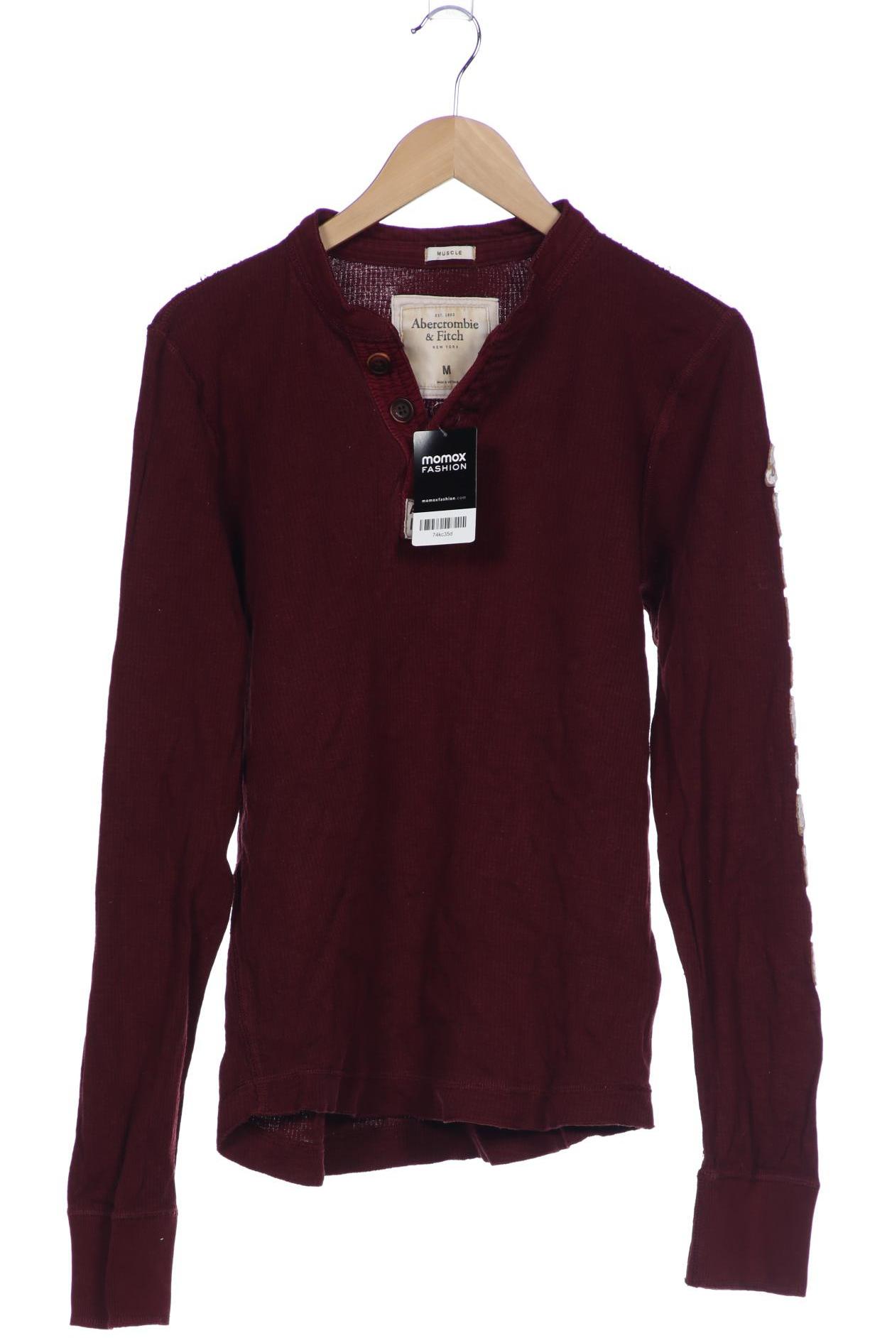 

Abercrombie & Fitch Herren Langarmshirt, bordeaux, Gr. 48