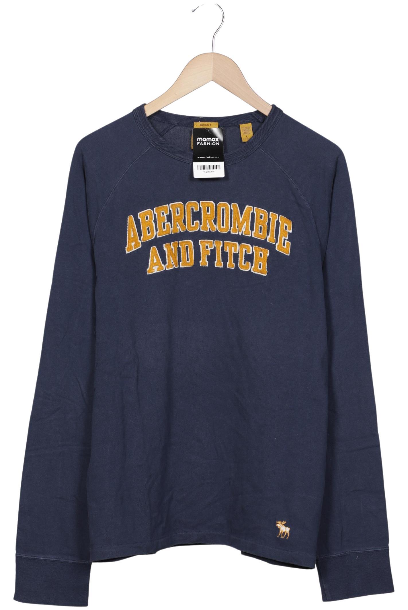 

Abercrombie & Fitch Herren Langarmshirt, marineblau, Gr. 52