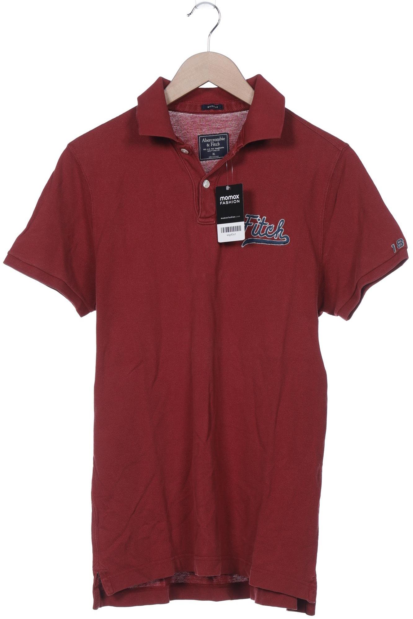 

Abercrombie & Fitch Herren Poloshirt, rot, Gr. 54