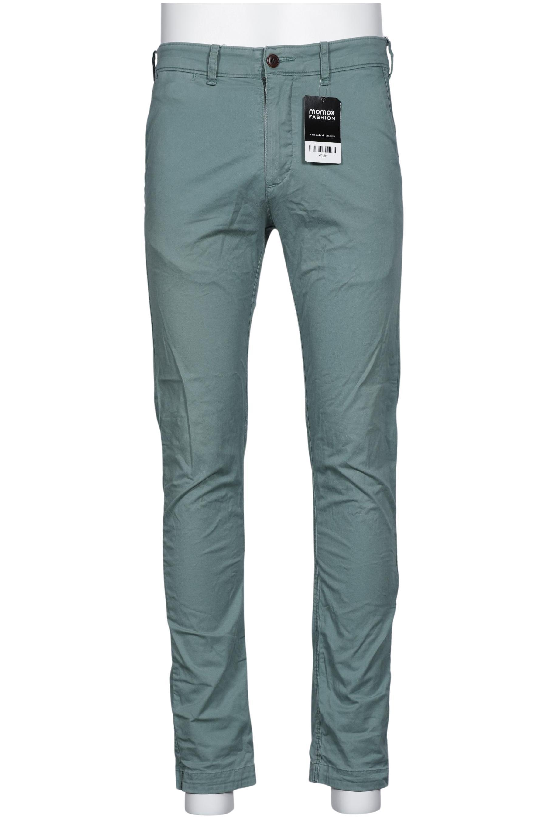 

Abercrombie & Fitch Herren Stoffhose, türkis, Gr. 31