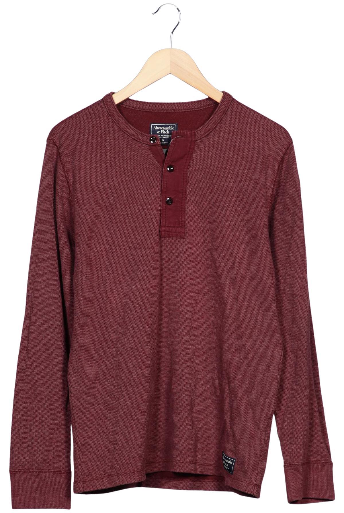 

Abercrombie & Fitch Herren Langarmshirt, bordeaux, Gr. 48