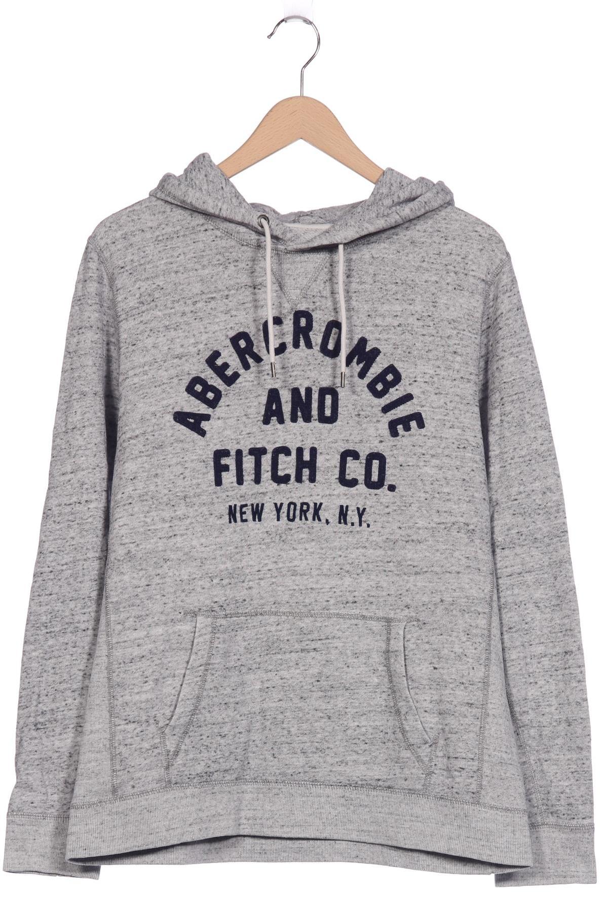 

Abercrombie & Fitch Herren Kapuzenpullover, grau, Gr. 48