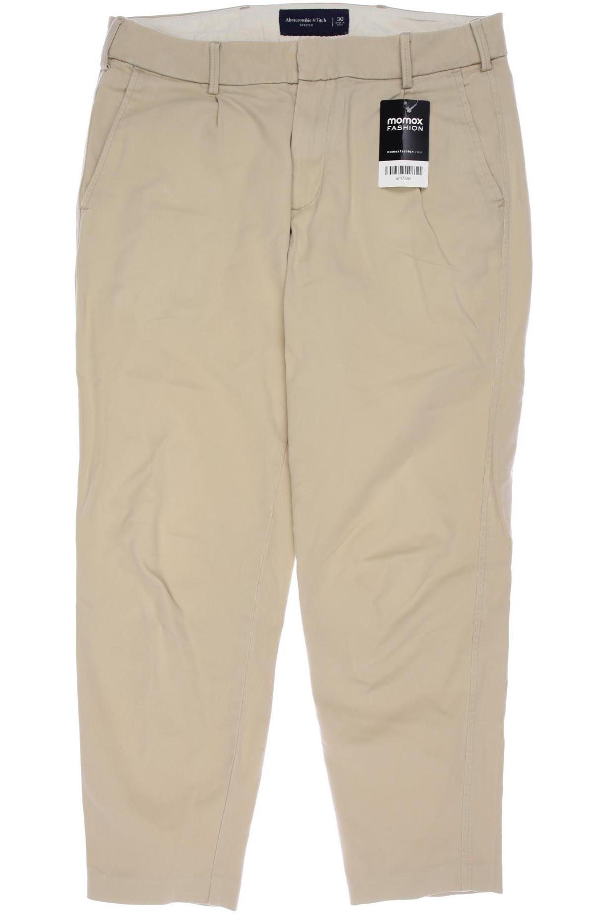 

Abercrombie & Fitch Herren Stoffhose, beige, Gr. 30