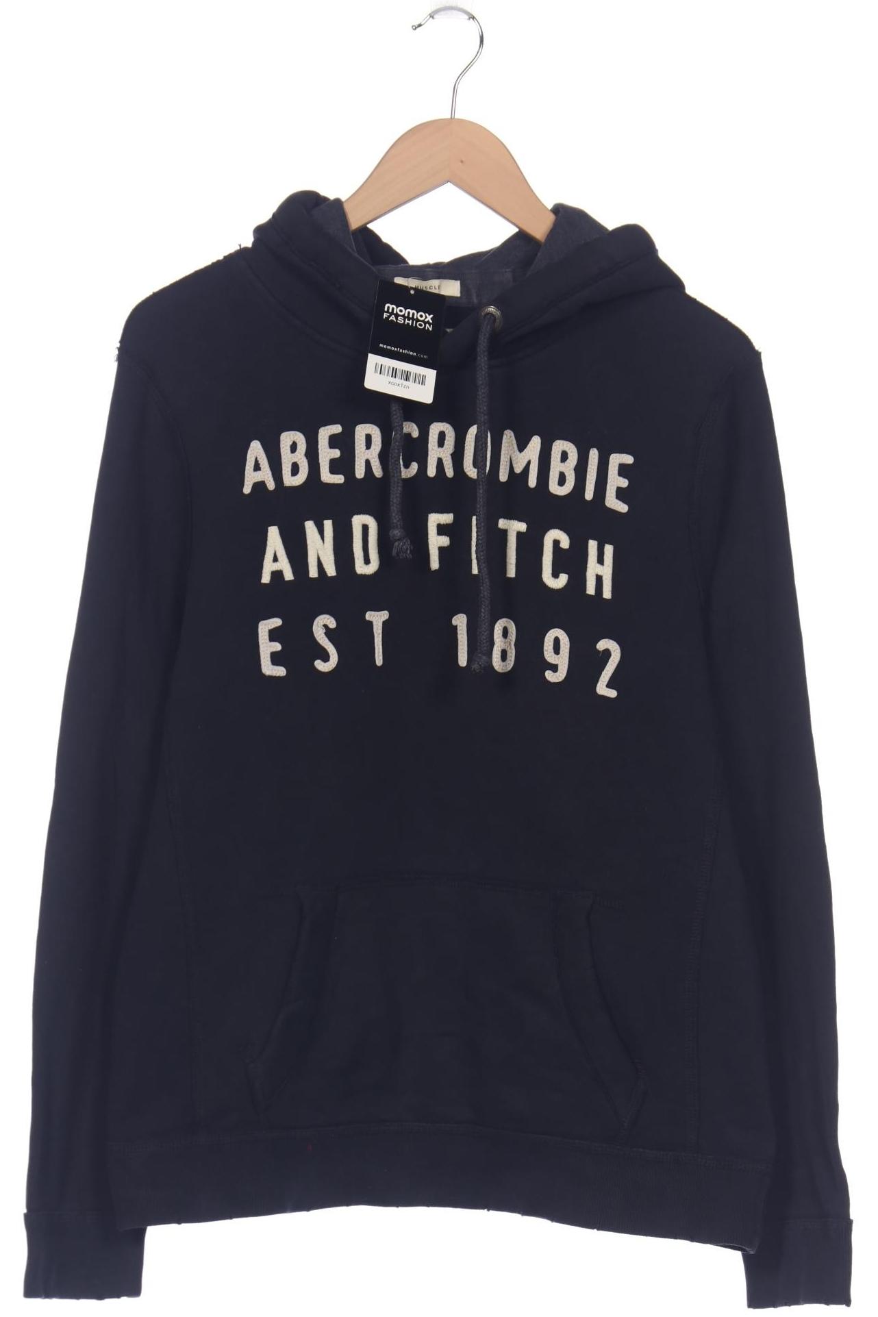 

Abercrombie & Fitch Herren Kapuzenpullover, marineblau, Gr. 46