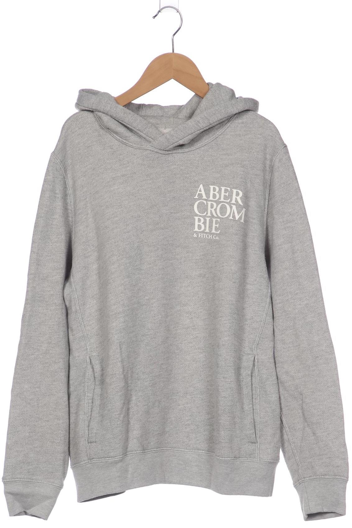 

Abercrombie & Fitch Herren Kapuzenpullover, grau, Gr. 48