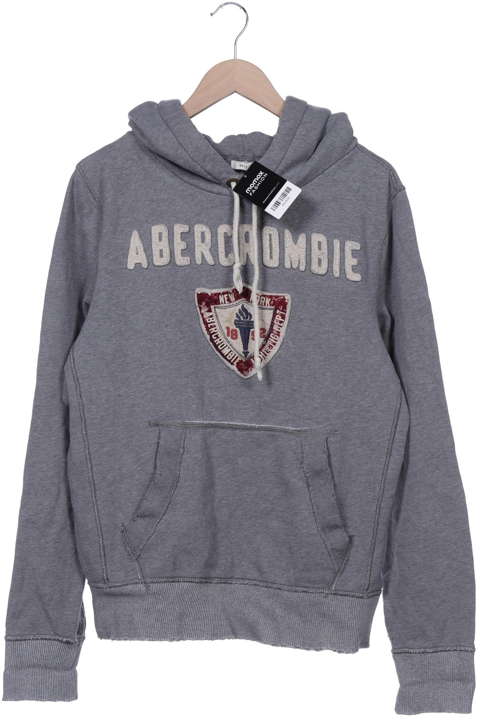 

Abercrombie & Fitch Herren Kapuzenpullover, grau, Gr. 52